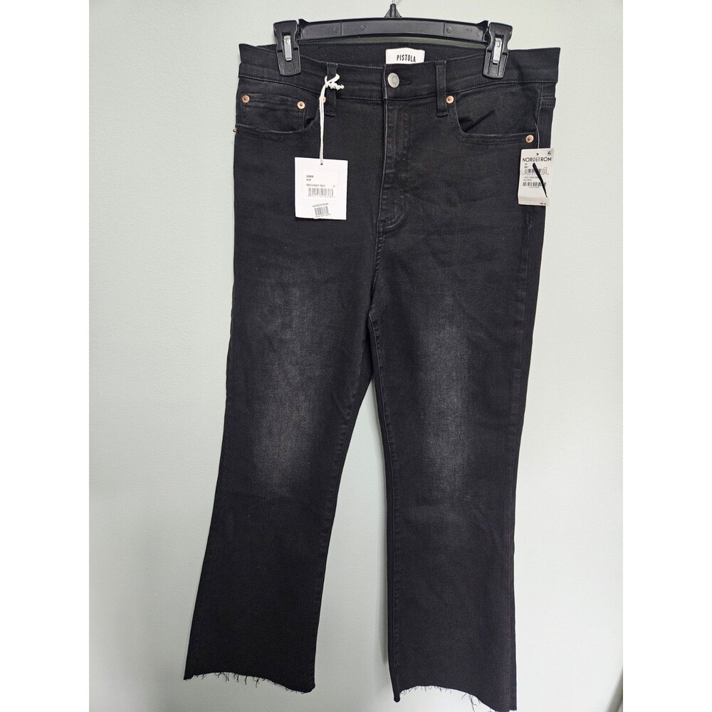 Pistola Jeans Lennon Womens Jeans In Raven Black 31x25 MSRP $148